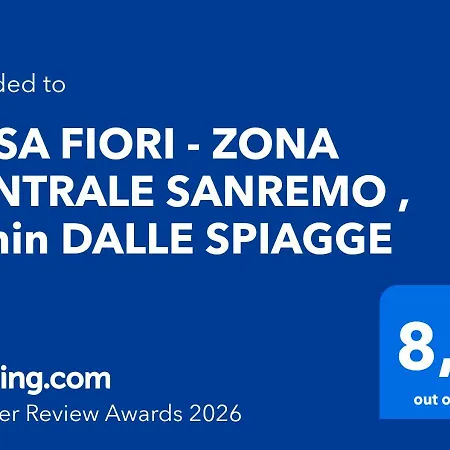 Casa Fiori - Zona , 7 Min Dalle Spiagge サンレモ